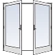 Hinged French